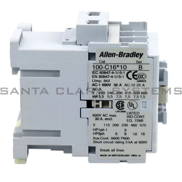 Allen Bradley 100-C16J10 Contactor Product Image