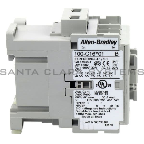 Allen Bradley 100-C16KD01 Contactor Product Image
