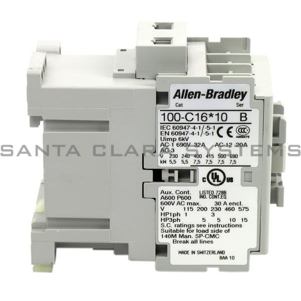 Allen Bradley 100-C16KD10 Contactor Product Image