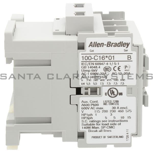 Allen Bradley 100-C16KF01 Contactor Product Image