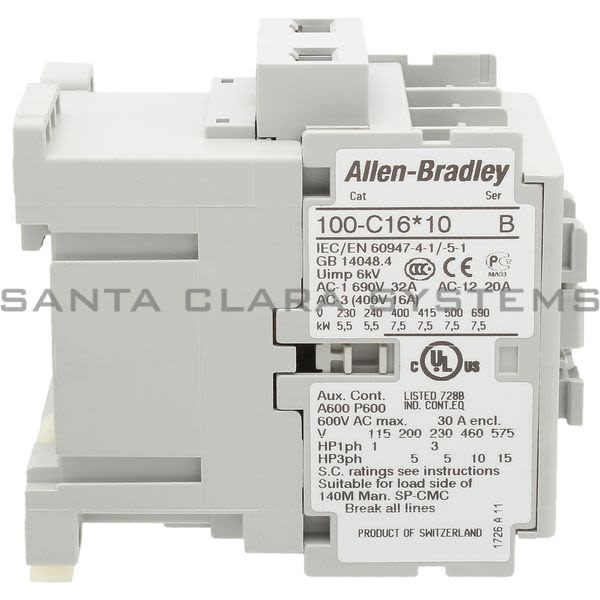 Allen Bradley 100-C16KF10 Contactor Product Image