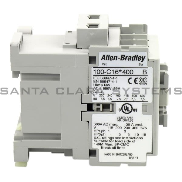 Allen Bradley 100-C16KG400 Contactor Product Image