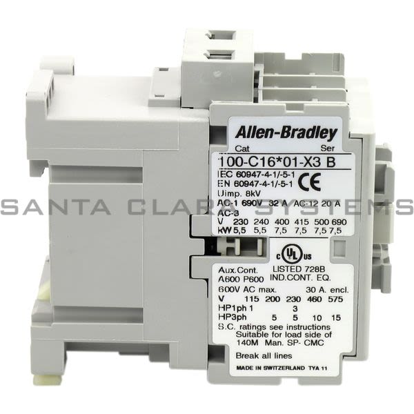 Allen Bradley 100-C16L01-X3  Contactor Product Image