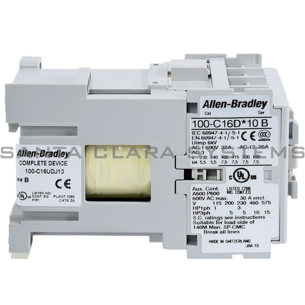 Allen Bradley 100-C16UDJ10 Contactor Product Image