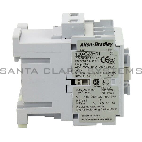 Allen Bradley 100-C23A01 Contactor Product Image