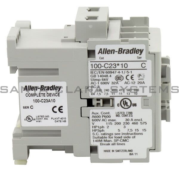 Allen Bradley 100-C23A10 Contactor Product Image