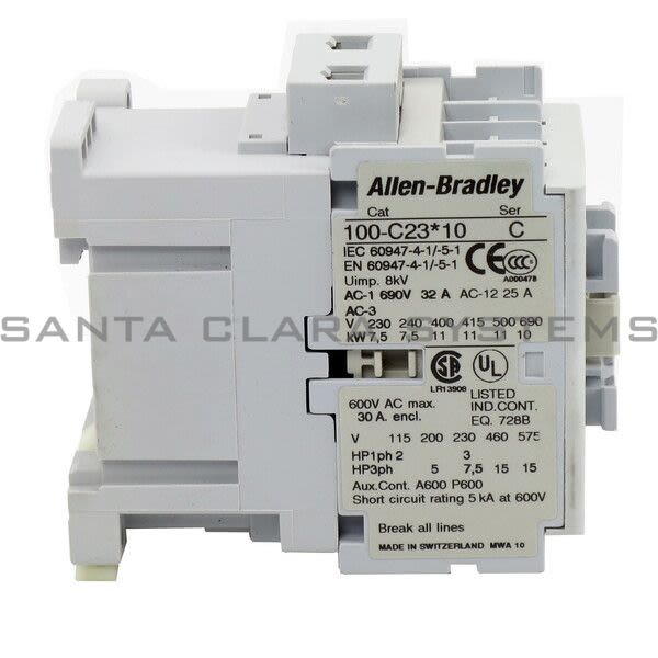 Allen Bradley 100-C23B10 Contactor Product Image