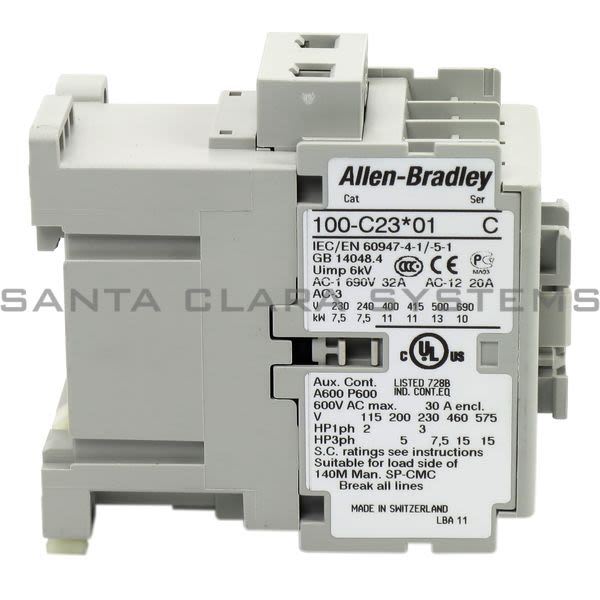 Allen Bradley 100-C23D01 Contactor Product Image