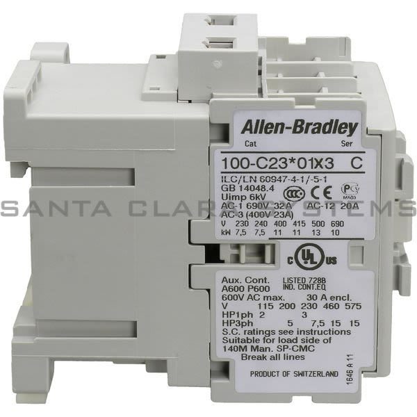 Allen Bradley 100-C23D01-X3 Contactor Product Image