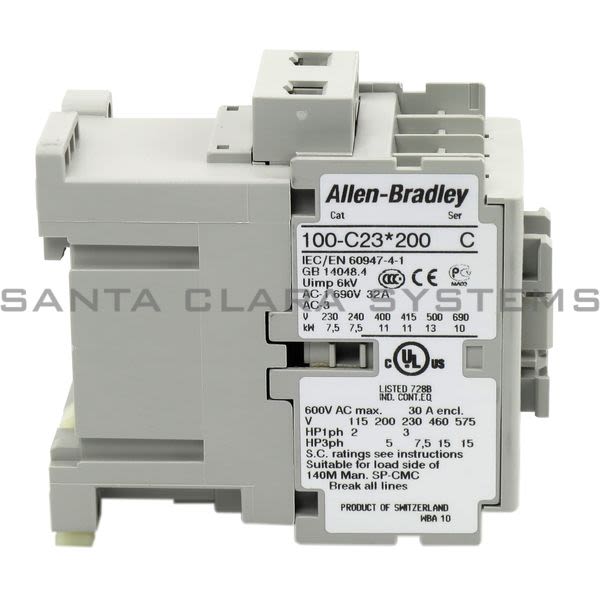 Allen Bradley 100-C23D200 Contactor Product Image