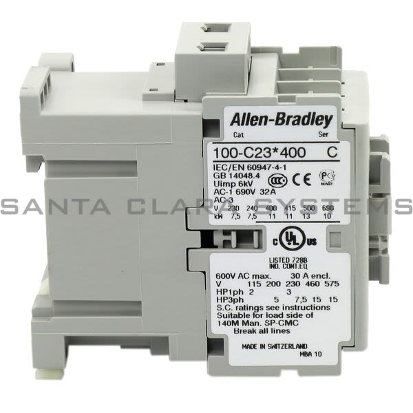 Allen Bradley 100-C23D400 Contactor Product Image