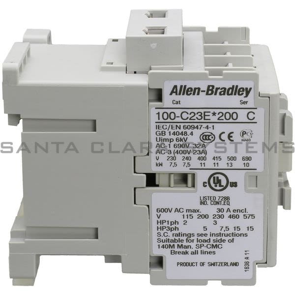 Allen Bradley 100-C23EJ200 Contactor Product Image