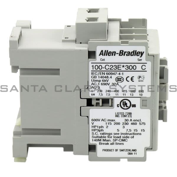 Allen Bradley 100-C23EJ300 Contactor Product Image