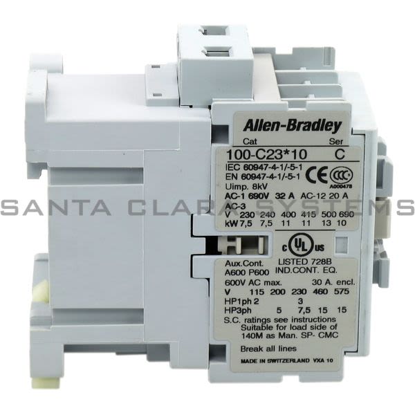 Allen Bradley 100-C23H10 Contactor Product Image