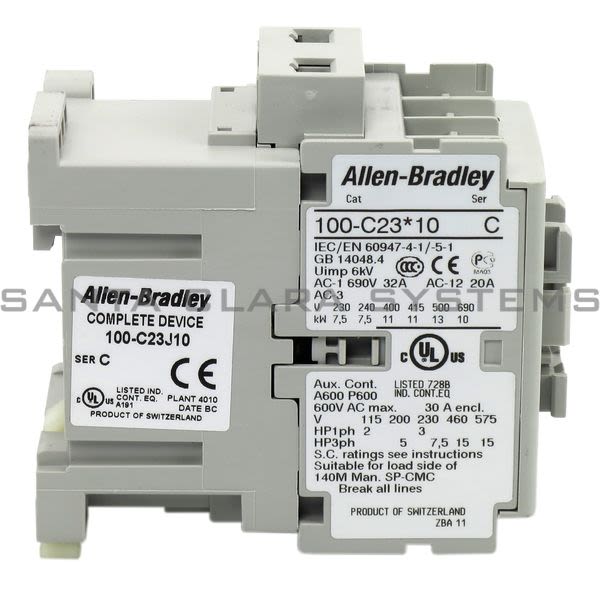 Allen Bradley 100-C23J10 Contactor Product Image