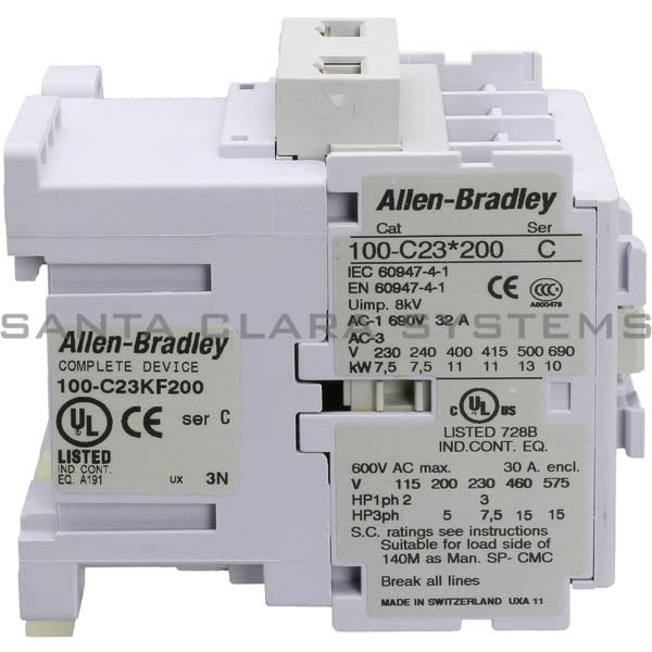 Allen Bradley 100-C23KF200  Contactor Product Image