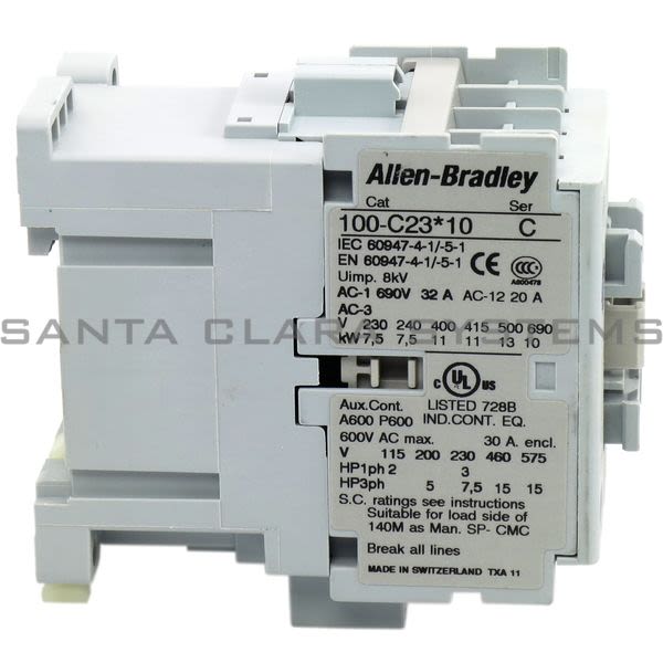Allen Bradley 100-C23UD10 Contactor Product Image