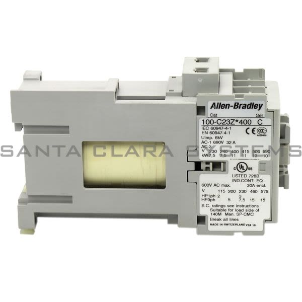 Allen Bradley 100-C23ZJ400 Contactor Product Image