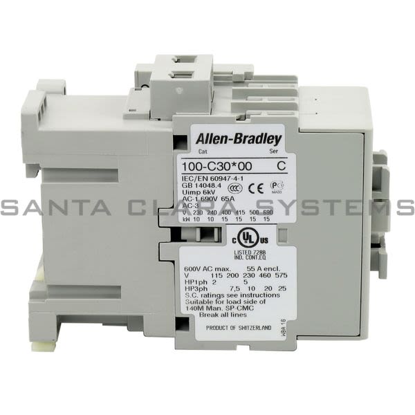 Allen Bradley 100-C30A01 Contactor Product Image