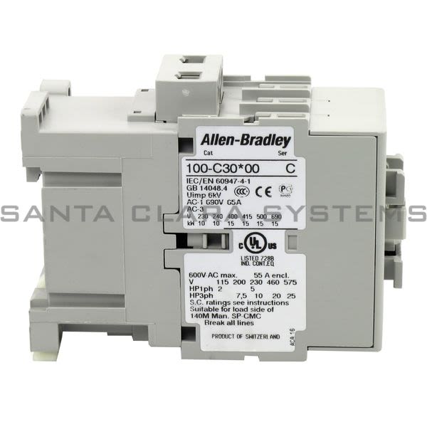Allen Bradley 100-C30D00 Contactor Product Image