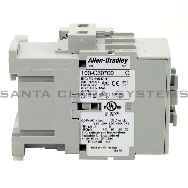 Allen Bradley 100-C30D10 Contactor Product Image
