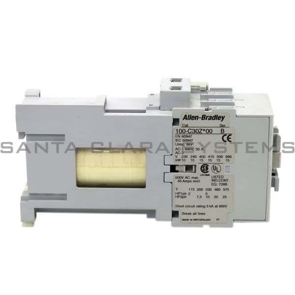 Allen Bradley 100-C30DJ00  Contactor Product Image