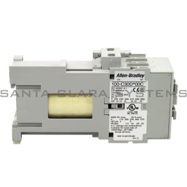 Allen Bradley 100-C30DJ10 Contactor Product Image