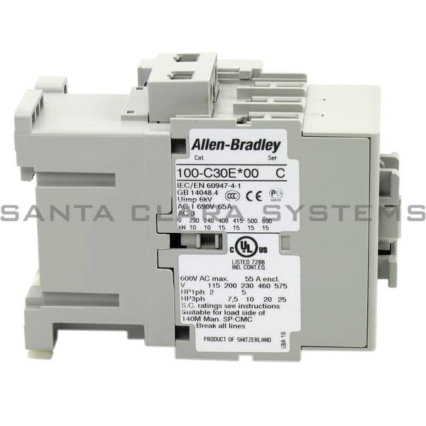 Allen Bradley 100-C30EJ01 Contactor Product Image