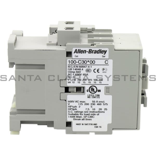 Allen Bradley 100-C30KD01 Contactor Product Image