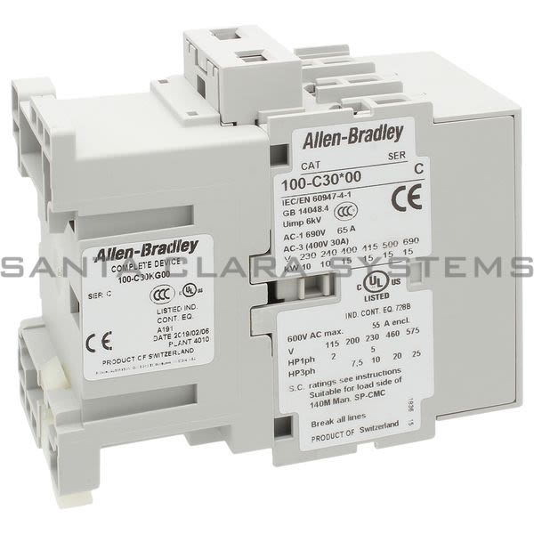 Allen Bradley 100-C30KG00 Control Product Image