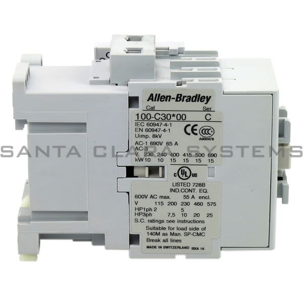 Allen Bradley 100-C30L00  Contactor Product Image