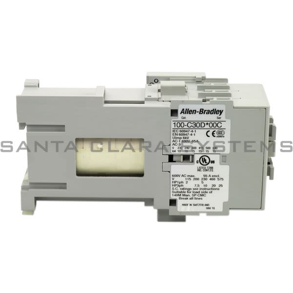 Allen Bradley 100-C30UDJ01 Contactor Product Image