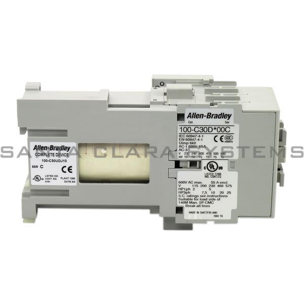 Allen Bradley 100-C30UDJ10 Contactor Product Image