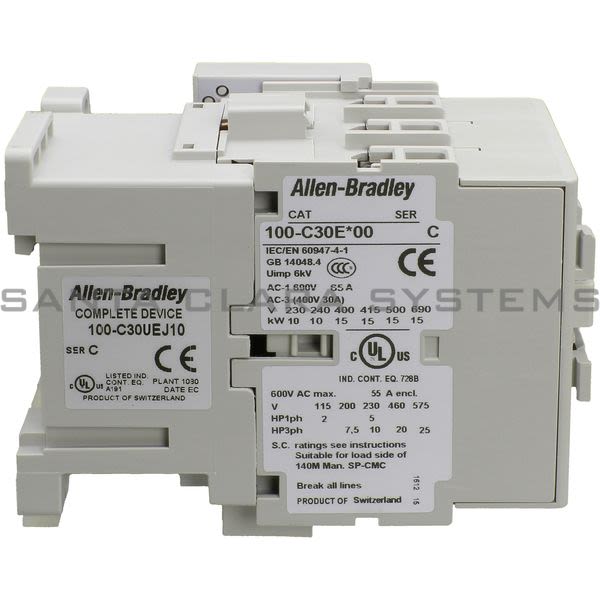 Allen Bradley 100-C30UEJ10 Control Product Image