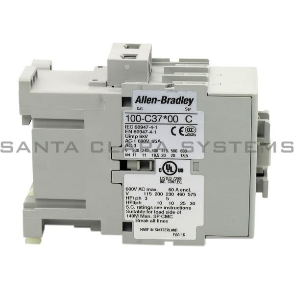 Allen Bradley 100-C37A00 Contactor Product Image
