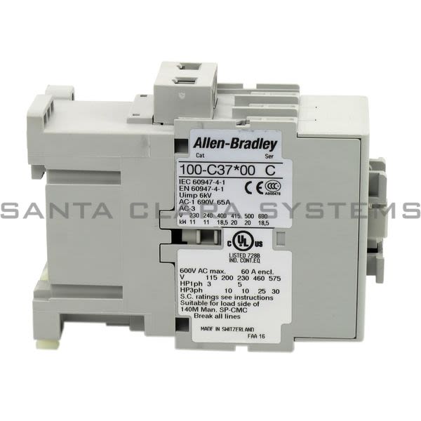 Allen Bradley 100-C37A01 Contactor Product Image