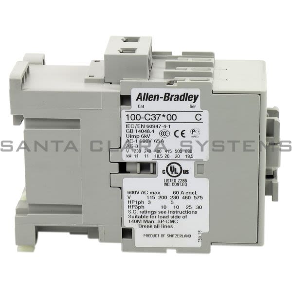 Allen Bradley 100-C37B00 Contactor Product Image