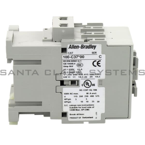 Allen Bradley 100-C37D01 Contactor Product Image