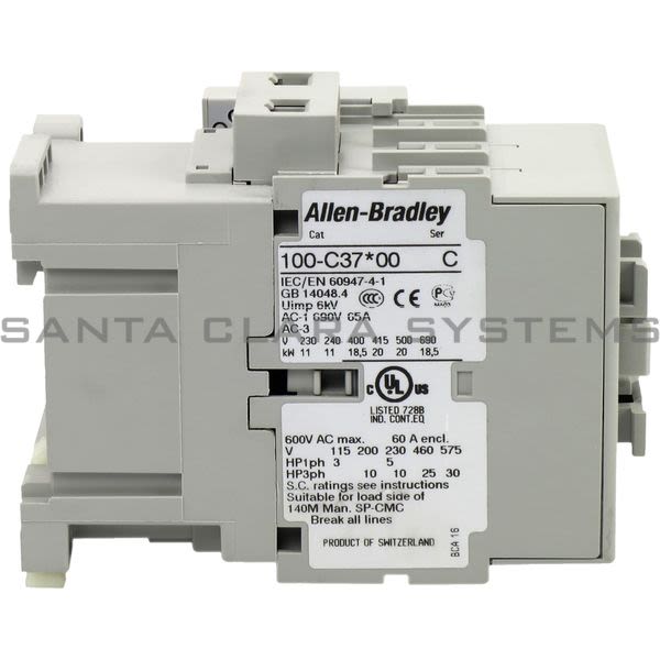 Allen Bradley 100-C37D10 Contactor Product Image