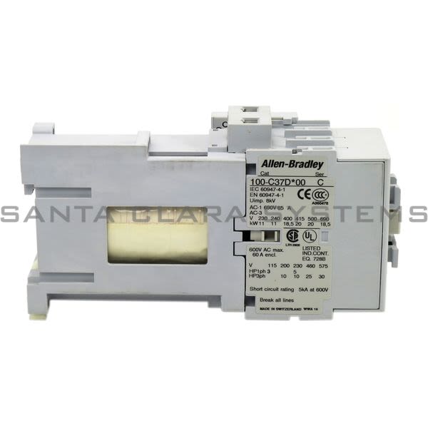 Allen Bradley 100-C37DJ10 Contactor Product Image