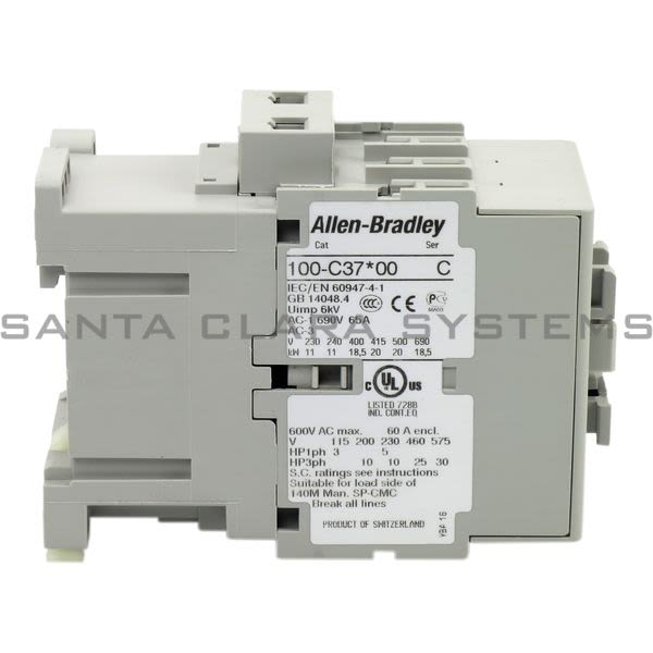 Allen Bradley 100-C37J00 Contactor Product Image