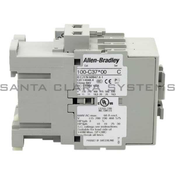 Allen Bradley 100-C37J01  Contactor Product Image