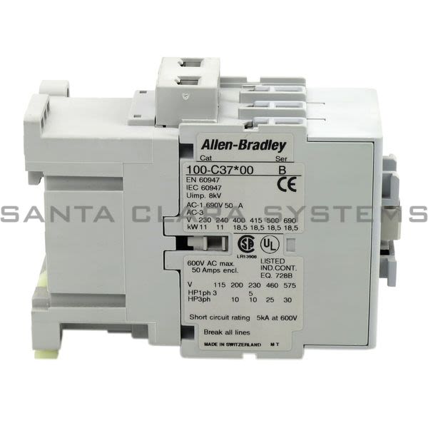 Allen Bradley 100-C37KB00 Contactor Product Image
