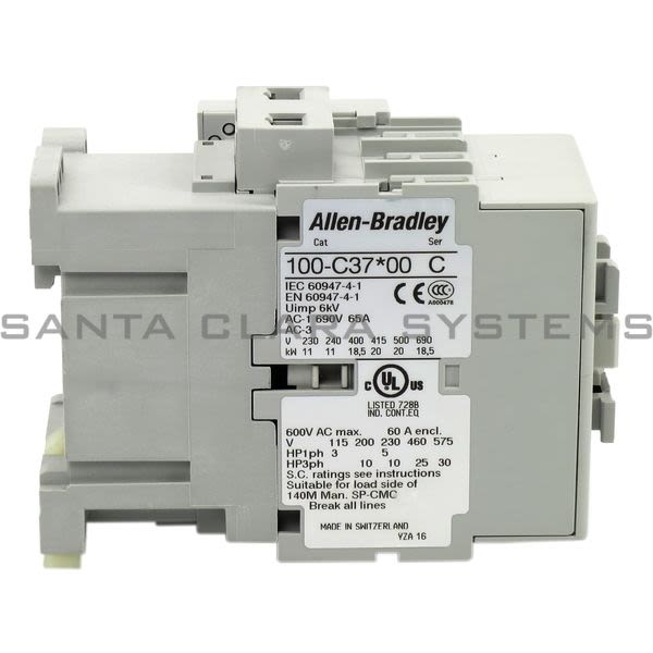 Allen Bradley 100-C37KD01  Contactor Product Image
