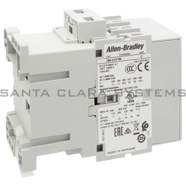 Allen Bradley 100-C37KF00 Contactor Product Image