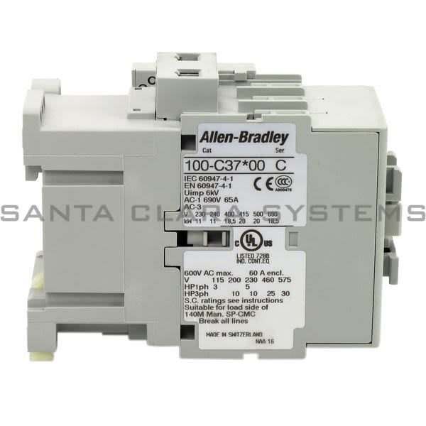 Allen Bradley 100-C37KJ00 Contactor Product Image