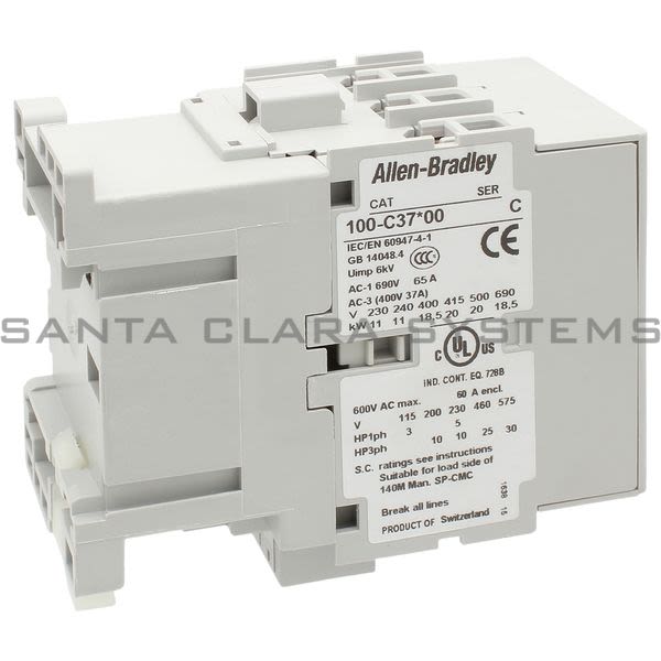 Allen Bradley 100-C37Q10 Contactor Product Image