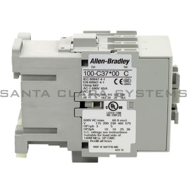 Allen Bradley 100-C37UD00 Contactor Product Image