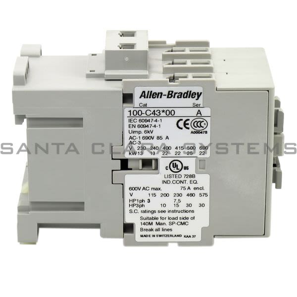 Allen Bradley 100-C43B00 Contactor Product Image
