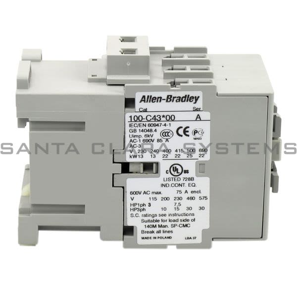 Allen Bradley 100-C43C01 Contactor Product Image